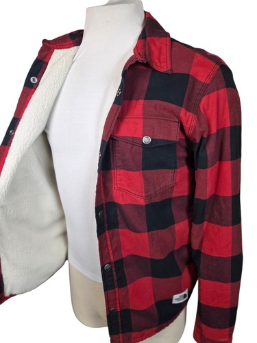 North face buffalo - red, plaid